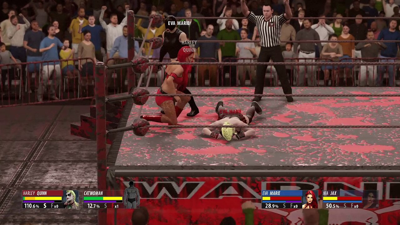 WWE 2K16 suicide blondes v eva marie/nia jax