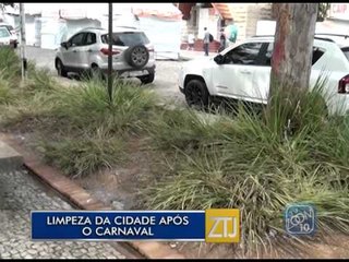 18-02-2015 - LIMPEZA DA CIDADE APÓS O CARNAVAL - ZOOM TV JORNAL