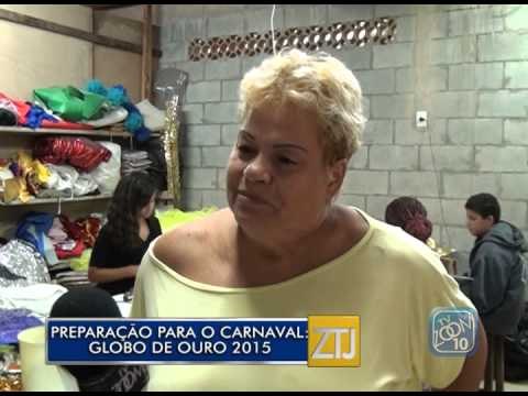 10-02-2015 - PREPARAÇÃO CARNAVAL GLOBO DE OURO - ZOOM TV JORNAL