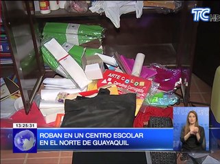 Sustrajeron computadores y boletas de calificaciones de escuela