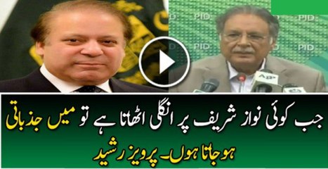 Jab Koi Nawaz Sharif Par Ungli Uthata Hai, Tu Mein Jazbati Ho Jata Hoon - Pervez Rasheed
