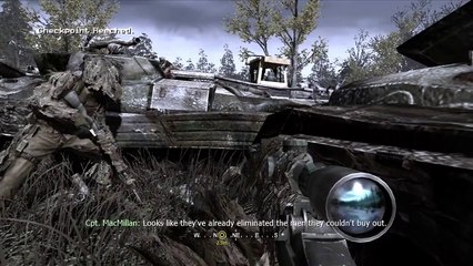 Call of Duty 4 Modern Warfare -Play Game. All Ghillied Up