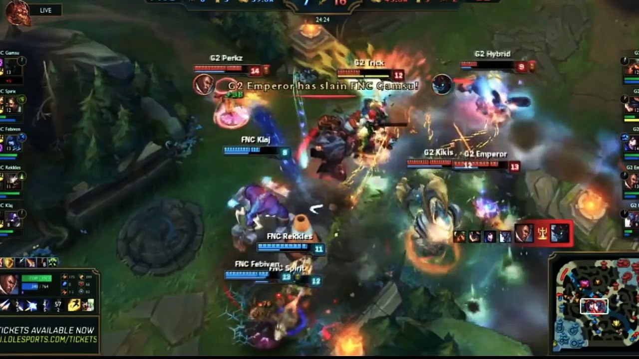 LOL-League Of Legends .Top 5 plays  Week 6