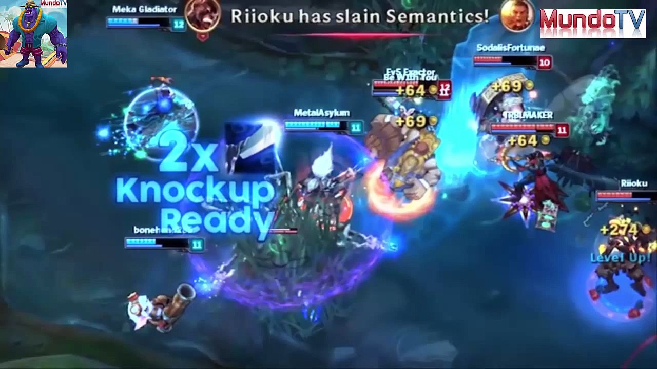 LOL-League of Legends Top 5 Plays Week 8