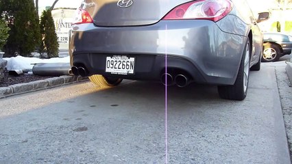 Скачать видео: Hyundai Genesis Coupe TurboXS Turbo Back Exhaust