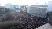 Protesters in Iceland demand resignation from PM as his name appears in Panama Leakes