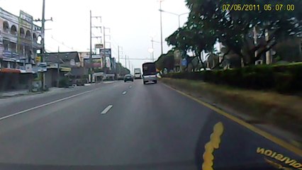 Reckless Biker Hits Car