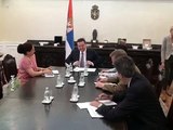 Sastanak ministra Ivice Dacica sa ambasadorkom Indije u Beogradu Narinder Cauhan [23.7.2014.]