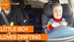 Little Boy Loves Drifting
