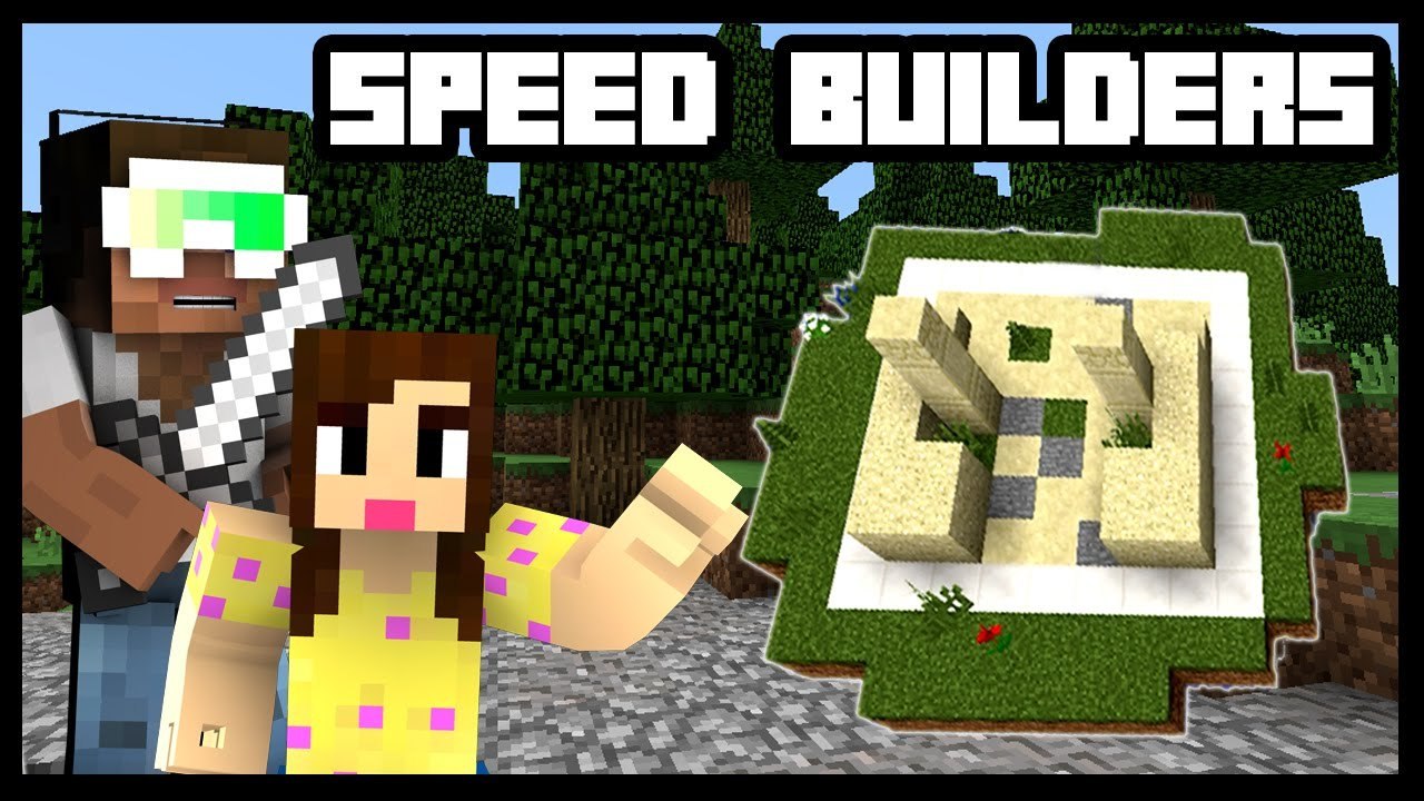 Building w/ Justin Bieber! - Minecraft: Speed Builders