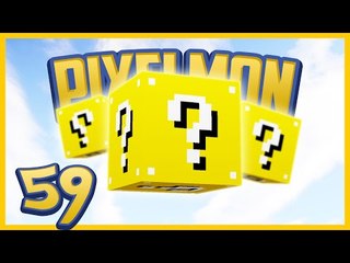 Minecraft Pixelmon 3.4 Hardcore! "LUCKY BLOCK!!" Ep.59 w/LOGinHDi