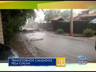 22-12-2014 - CHUVA ALAGA RUAS DO CENTRO - ZOOM TV JORNAL