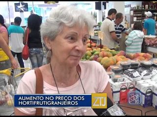 25-12-2014 - AUMENTO PREÇO HORTIFRUTIGRANJEIROS - ZOOM TV JORNAL