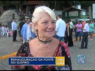 19-12-2014 - REINAUGURAÇÃO DA FONTE DO SUSPIRO - ZOOM TV JORNAL