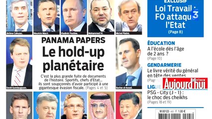 Revue de presse - Mardi 5 avril 2016