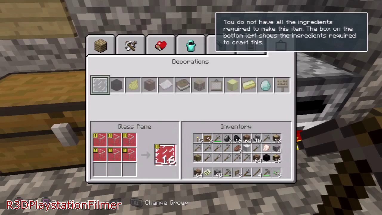 Minecraft: PS3 Edition - Let's Play Part 10: Red Stuff