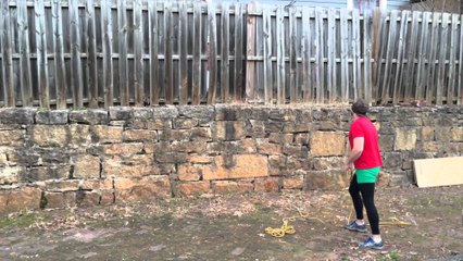 How Not To Climb A Fence With A Grappling Hook