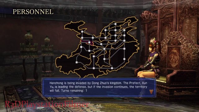 Dynasty Warriors 7 Empires - Kasumi Walkthrough Part 13: Customizing & Defensive Battle at Hanzhong