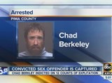 Convicted sex offender arrested after two months on the run