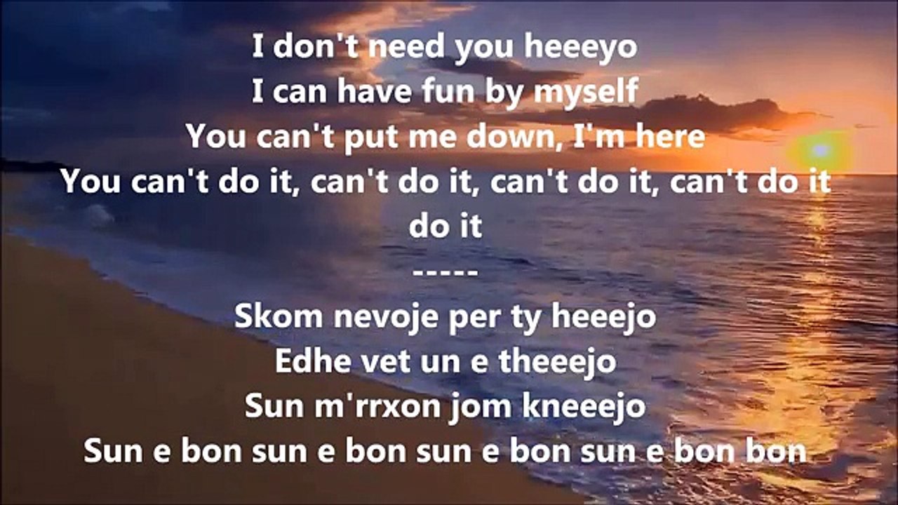 Era Istrefi - Bonbon LYRICS ( English - albanian )