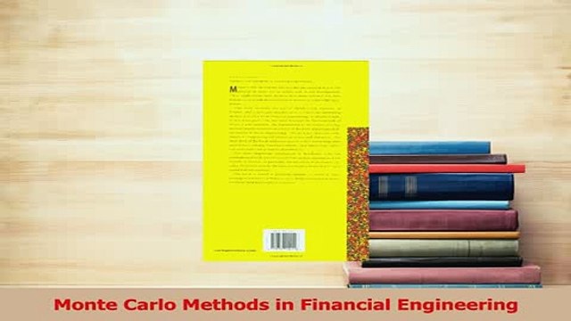 Read Monte Carlo Methods in Financial Engineering Ebook Free