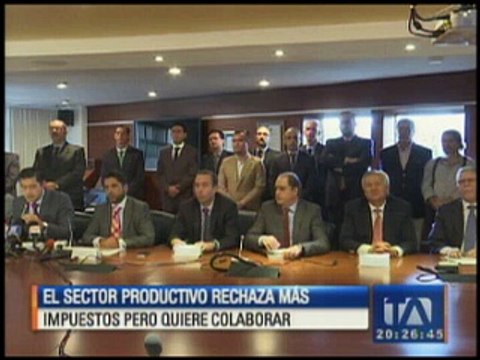 El sector productivo rechaza más impuestos pero quiere colaborar