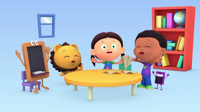 Развивающий мультик Считаем с Полой - цифры для детей. Учимся считать до 3. Соревнования в небе