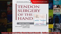 Read  Tendon Surgery of the Hand Expert Consult  Online and Print 1e  Full EBook