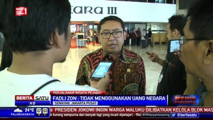 Fadli Zon: Perjalanan Istri Pimpinan DPR Gunakan Uang Pribadi