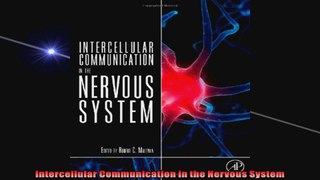 FREE DOWNLOAD   Intercellular Communication in the Nervous System  PDF FULL