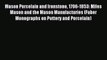 Read Mason Porcelain and Ironstone 1796-1853: Miles Mason and the Mason Manufacturies (Faber