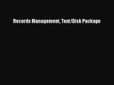Read Records Management Text/Disk Package Ebook Free