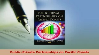 PDF  PublicPrivate Partnerships on Pacific Coasts Ebook