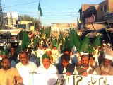 protest raily by mian hamayon shah president pml(n) charsadda on black day 12th october