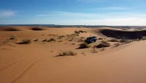 Toyota Olisqueando el paso del Dakar por Merzouga