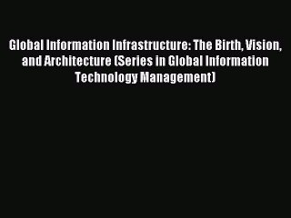 Read Global Information Infrastructure: The Birth Vision and Architecture (Series in Global