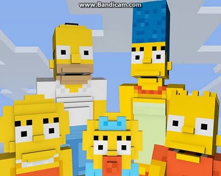 Minecraft TU24 New Simpsons Skin Pack, More Achievements & New Songs