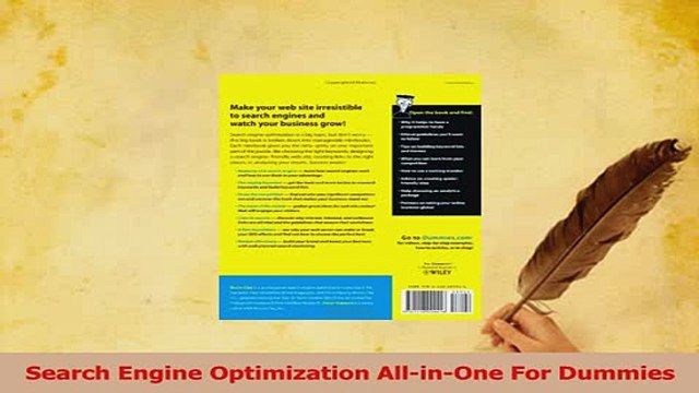 Read Search Engine Optimization AllinOne For Dummies Ebook Online
