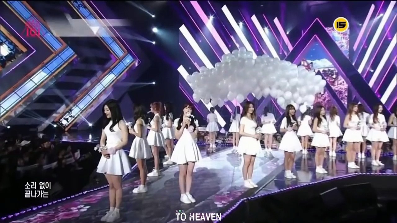 160401 프로듀스 101 벚꽃이 지면
