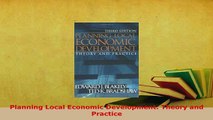 Download  Planning Local Economic Development Theory and Practice Free Books