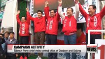 Korea's political parties campaign in crucial swing regions