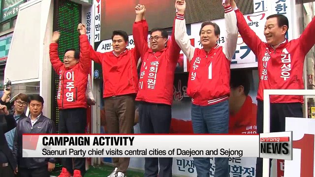 Korea's political parties campaign in crucial swing regions
