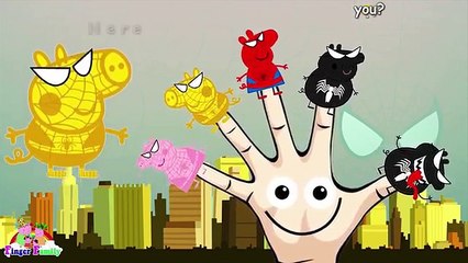 Peppa Pig Finger Family Spiderman Vs Venom 2016 - Nursery Rhymes Lyrics Kids Songs - Hindi Urdu Famous Nursery Rhymes for kids-Ten best Nursery Rhymes-English Phonic Songs-ABC Songs For children-Animated Alphabet Poems for Kids-Baby HD cartoons-Best Learn