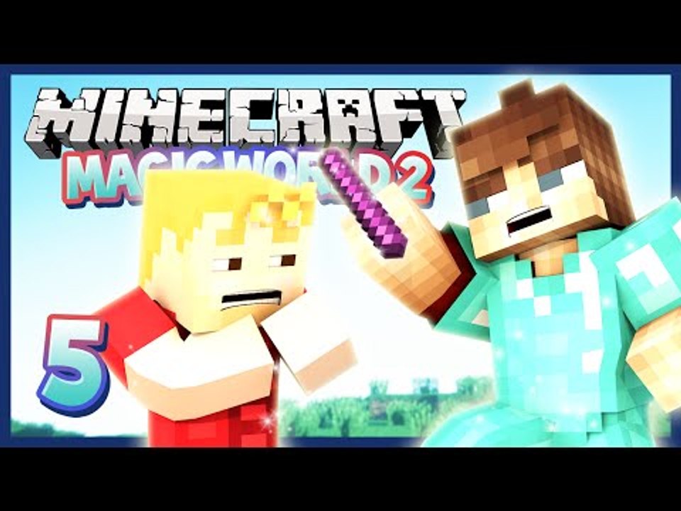 Minecraft Mods Magic World 2 "PINK!!" Modded Survival Ep.5 w/ Burst