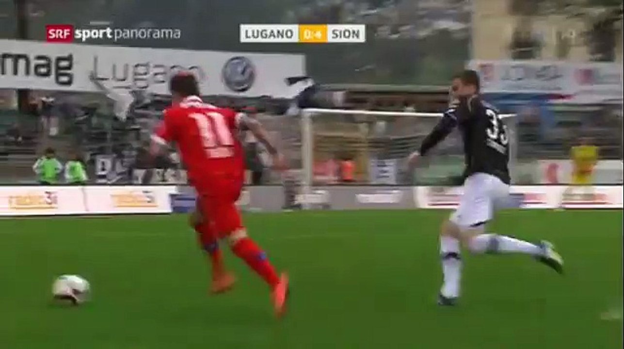 FC Lugano 0:5 FC Sion Runde 26 2015/16