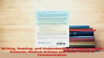 PDF  Writing Reading and Understanding in Modern Health Sciences Medical Articles and Other Download Full Ebook