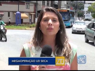 29-12-2014 - MEGAOPERAÇÃO LEI SECA - ZOOM TV JORNAL
