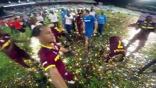 West Indies Selfie Celebrations After winning the Final Match Against England