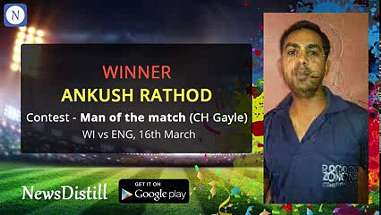 Winner Ankur Rathod shares a selfie video about the win