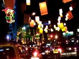 DRIVING AROUND MEDELLIN @ NIGHT - CHRISTMAS TIME - ANTIOQUIA, COLOMBIA